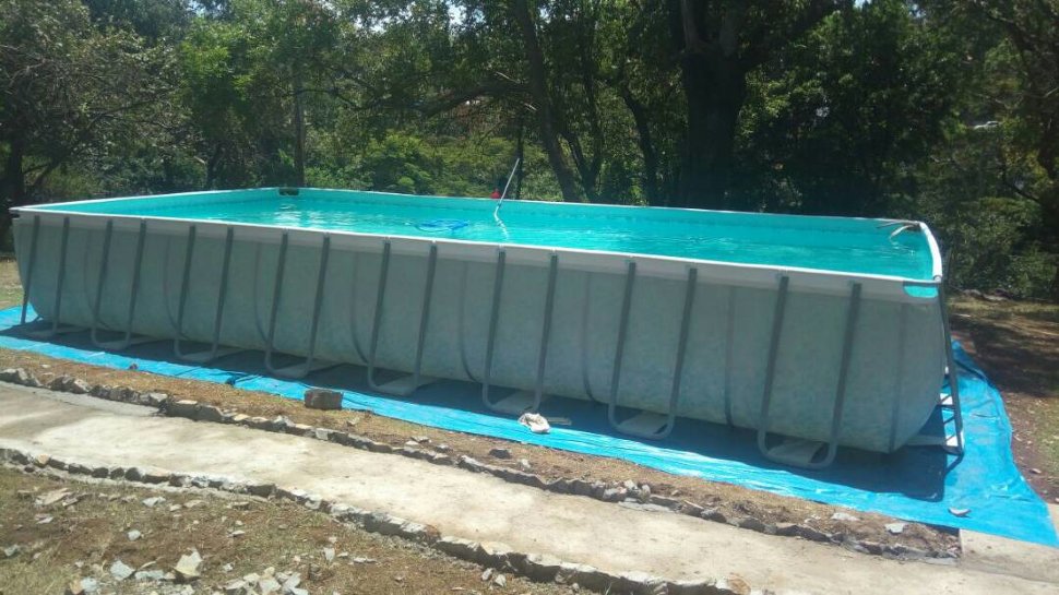 Большой сборный летний бассейн 15 x 5 x 1 метр (рис.1)